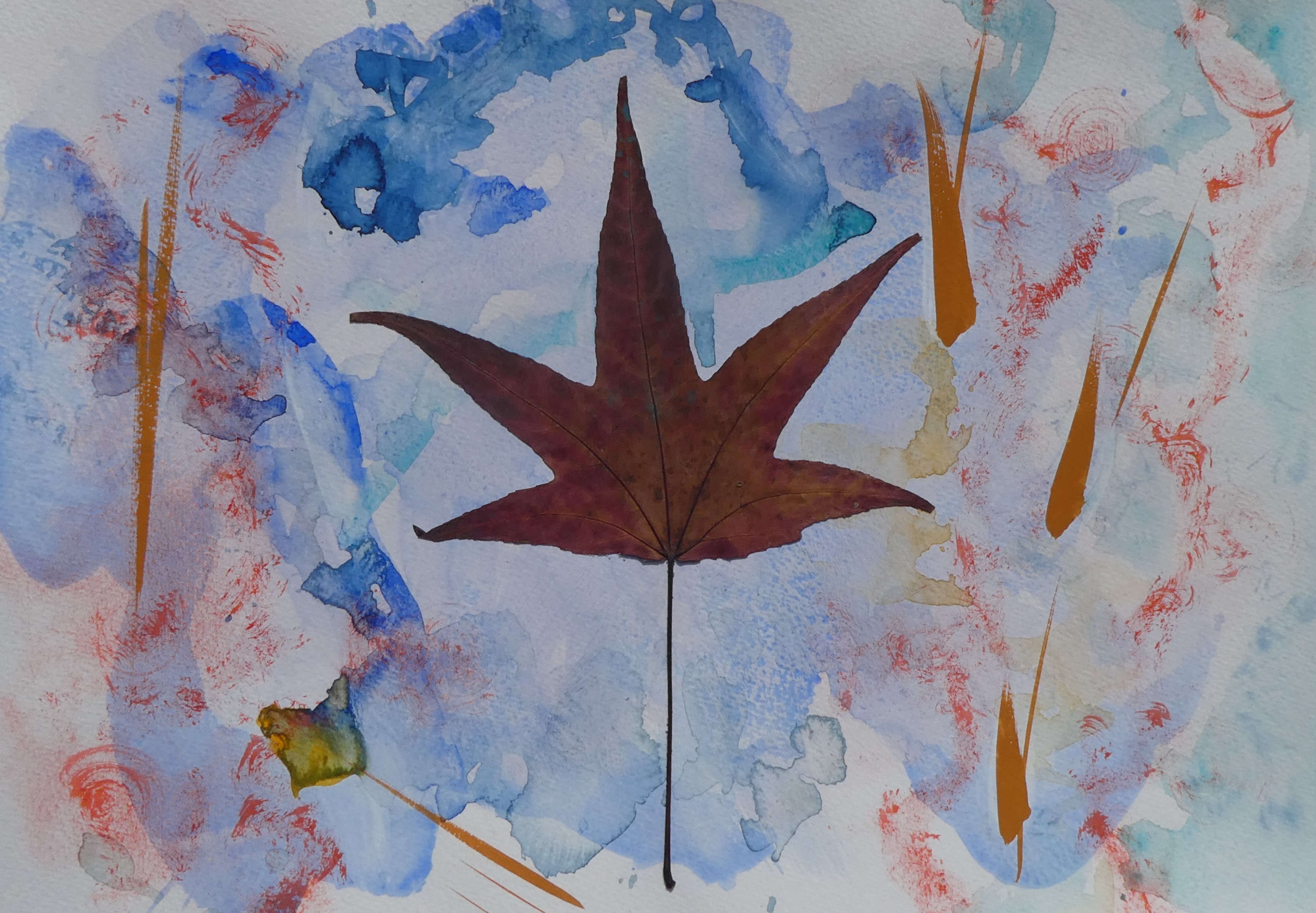 red leaves V